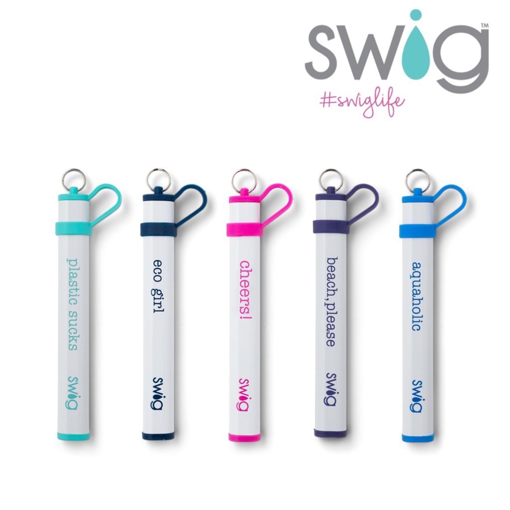 Swig Royal Telescope Stainless Steel Straw Set